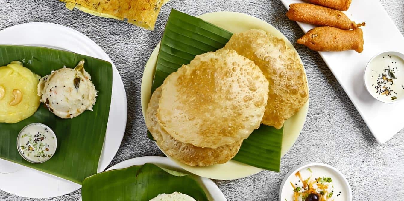 South Indian Breakfast - Idli, Vada, Poori and More